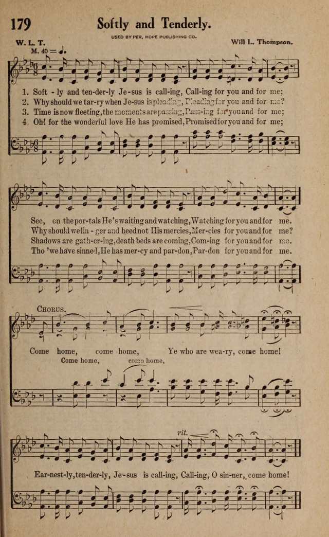 Gospel Hymns and Songs: for the Church, Sunday School and Evangelistic Services page 187