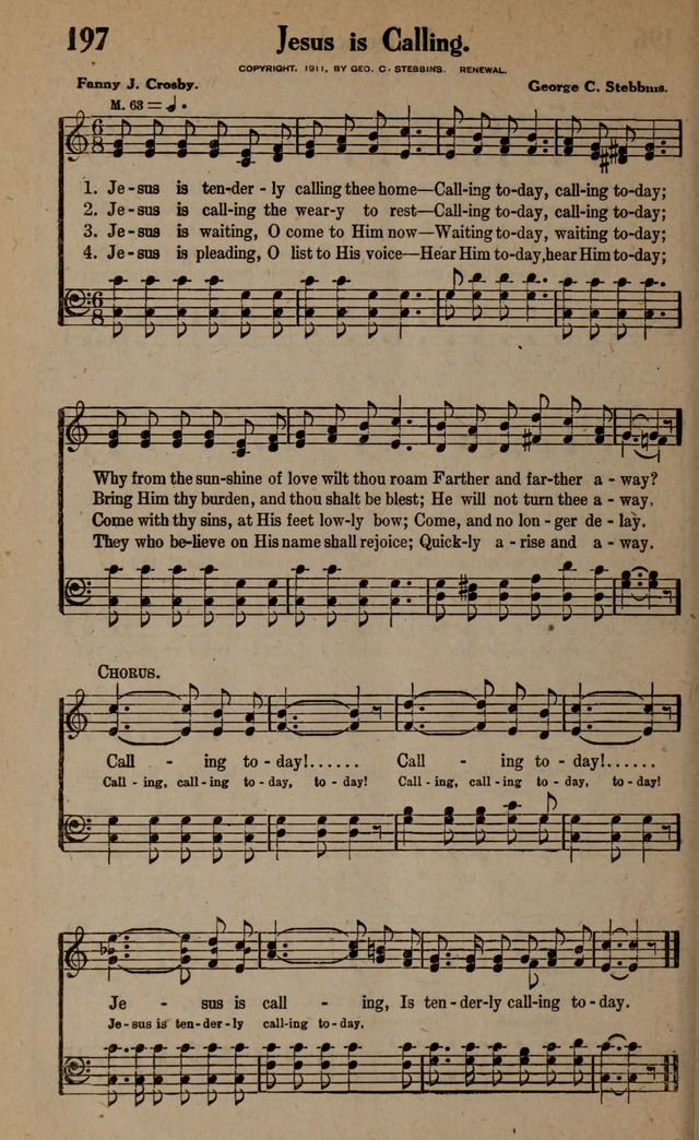 Gospel Hymns and Songs: for the Church, Sunday School and Evangelistic Services page 202