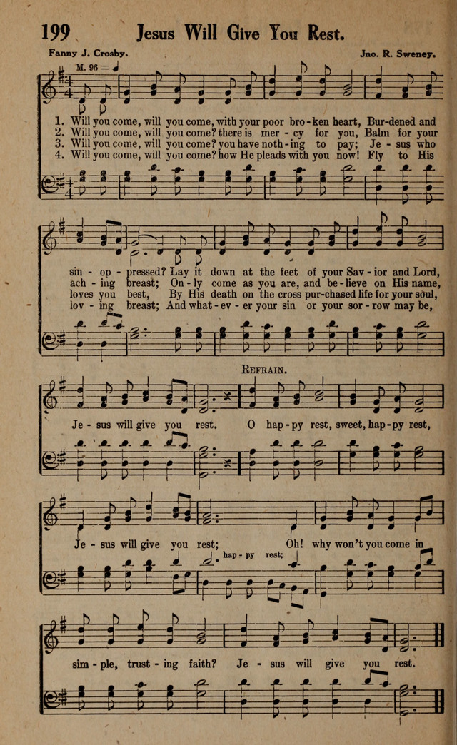 Gospel Hymns and Songs: for the Church, Sunday School and Evangelistic Services page 204