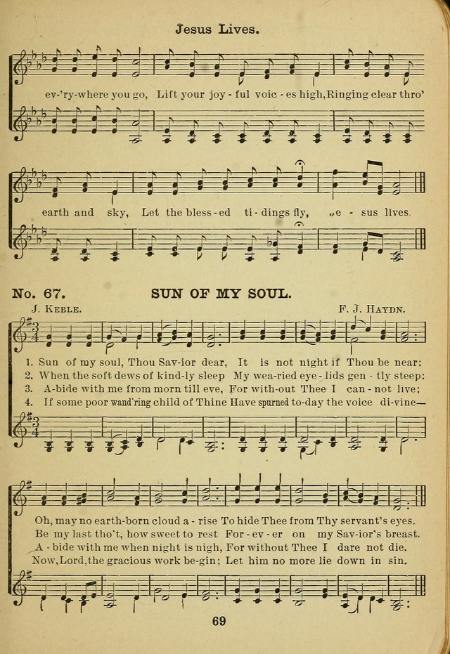 Gospel Hymn Selections for female voices: for use in young people