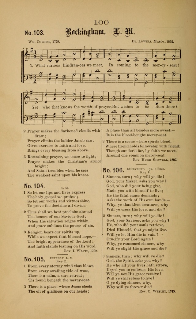 Gospel Hymns and Sacred Songs: as used by them in gospel meetings page 100