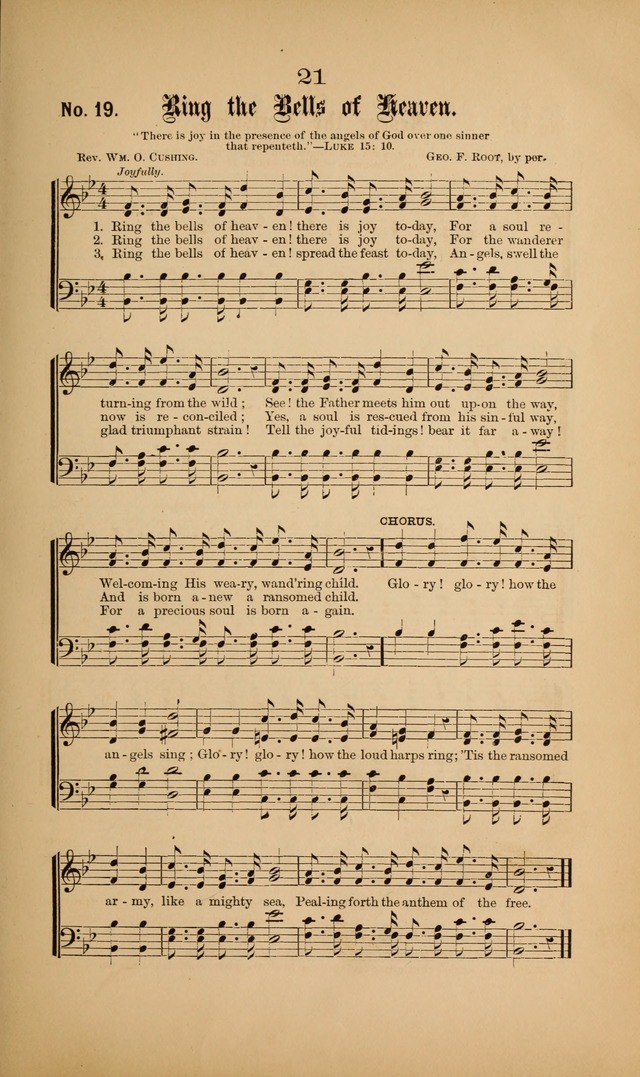 Gospel Hymns and Sacred Songs: as used by them in gospel meetings page 21