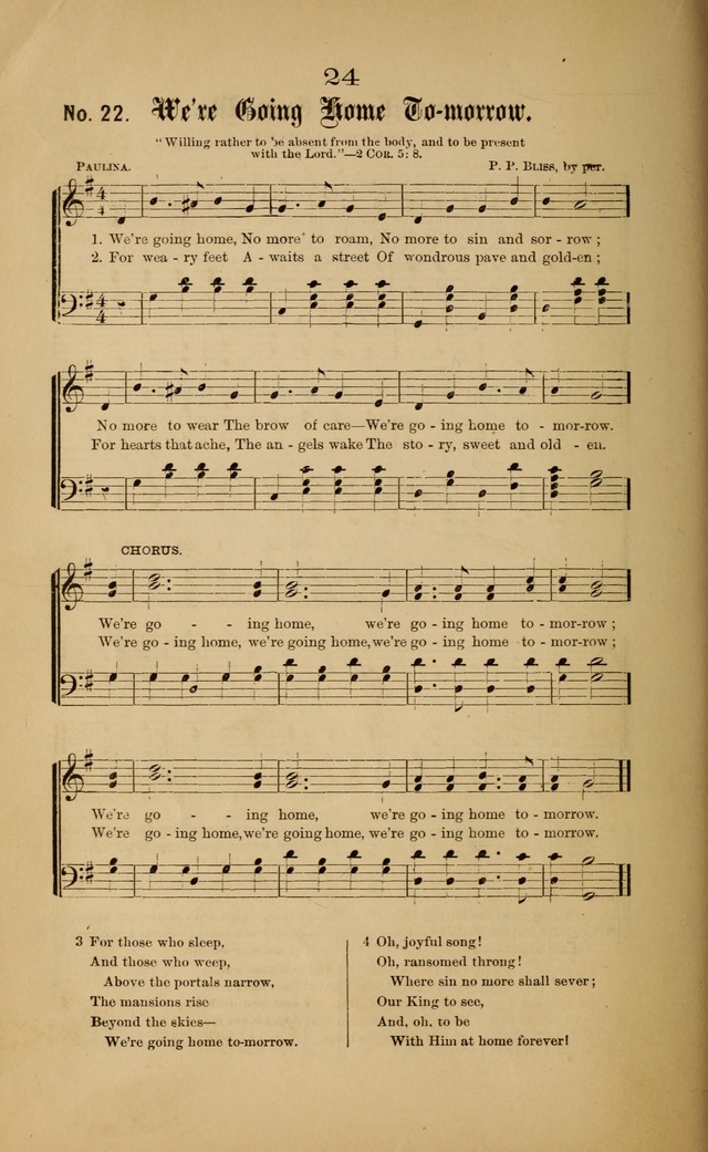Gospel Hymns and Sacred Songs: as used by them in gospel meetings page 24
