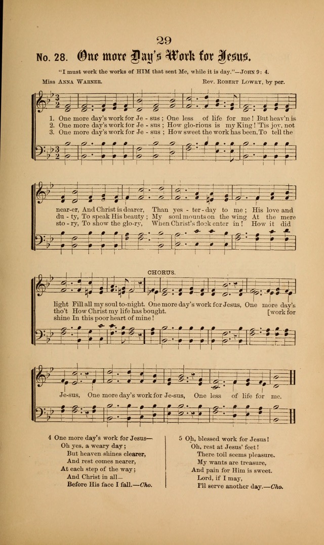 Gospel Hymns and Sacred Songs: as used by them in gospel meetings page 29