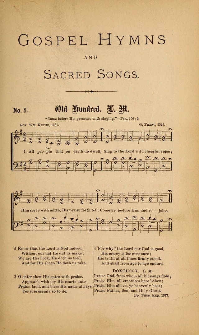 Gospel Hymns and Sacred Songs: as used by them in gospel meetings page 3