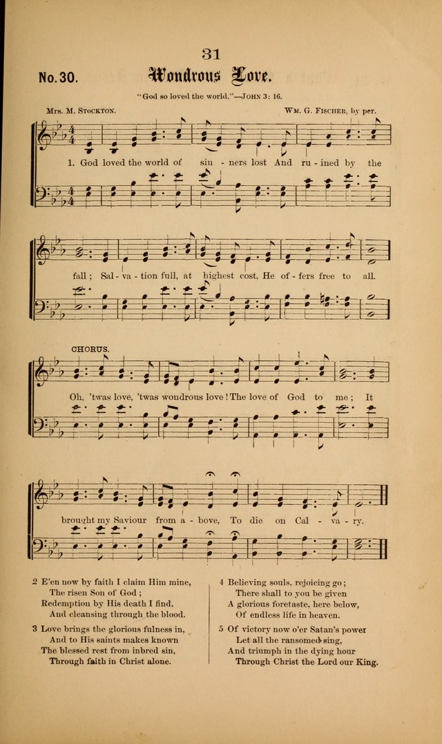 Gospel Hymns and Sacred Songs: as used by them in gospel meetings page 31