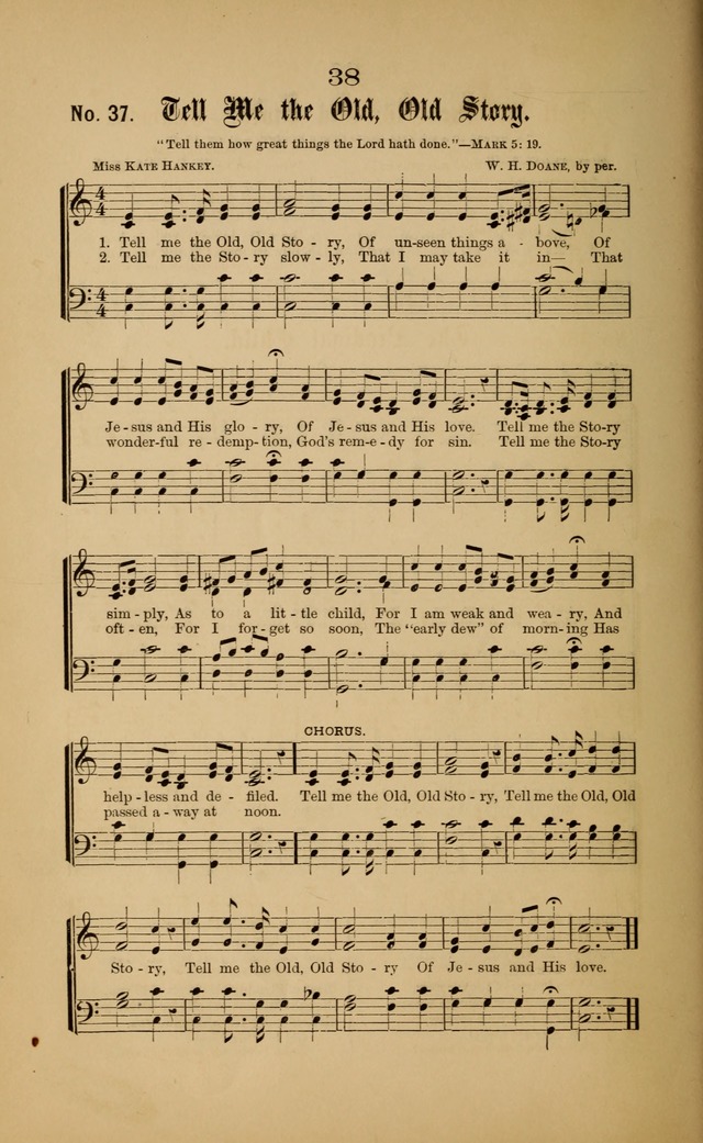 Gospel Hymns and Sacred Songs: as used by them in gospel meetings page 38