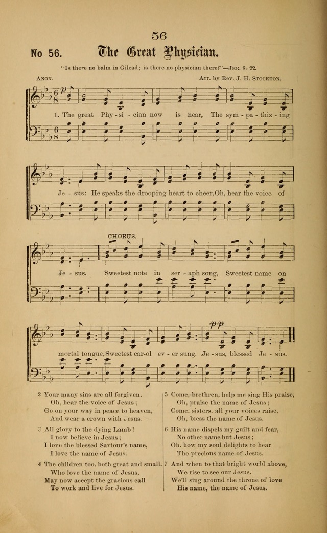 Gospel Hymns and Sacred Songs: as used by them in gospel meetings page 56