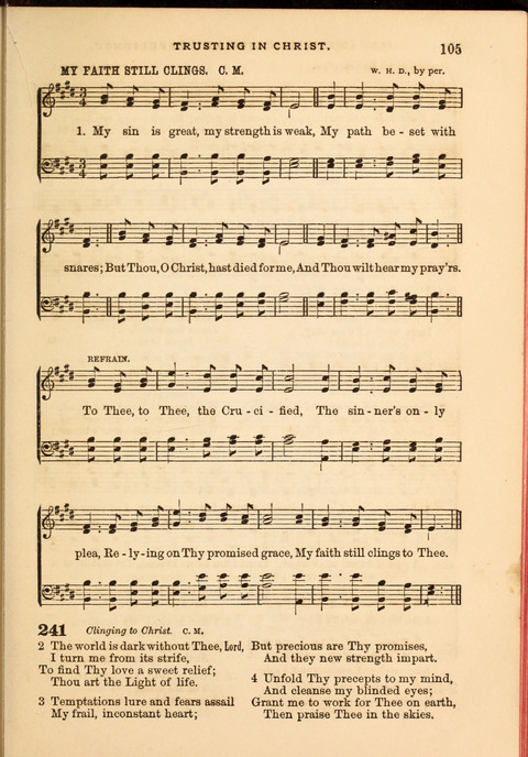 Gospel Hymn and Tune Book: a choice collection of Hymns and Music, old and new, for use in Prayer Meetings, Family Circles, and Church Service page 103