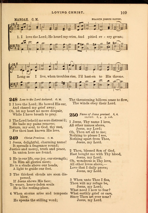 Gospel Hymn and Tune Book: a choice collection of Hymns and Music, old and new, for use in Prayer Meetings, Family Circles, and Church Service page 107