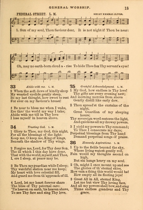 Gospel Hymn and Tune Book: a choice collection of Hymns and Music, old and new, for use in Prayer Meetings, Family Circles, and Church Service page 11