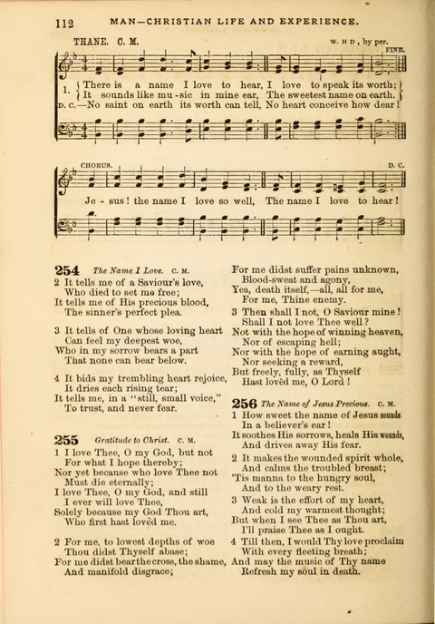 Gospel Hymn and Tune Book: a choice collection of Hymns and Music, old and new, for use in Prayer Meetings, Family Circles, and Church Service page 110