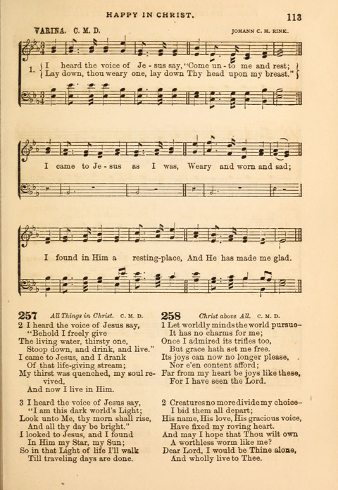 Gospel Hymn and Tune Book: a choice collection of Hymns and Music, old and new, for use in Prayer Meetings, Family Circles, and Church Service page 111