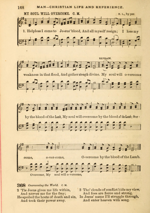 Gospel Hymn and Tune Book: a choice collection of Hymns and Music, old and new, for use in Prayer Meetings, Family Circles, and Church Service page 166