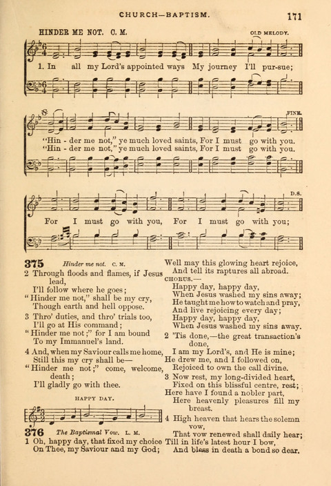 Gospel Hymn and Tune Book: a choice collection of Hymns and Music, old and new, for use in Prayer Meetings, Family Circles, and Church Service page 169