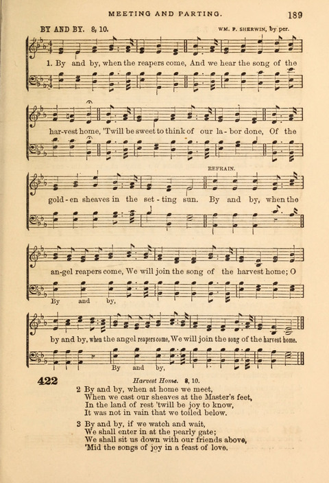 Gospel Hymn and Tune Book: a choice collection of Hymns and Music, old and new, for use in Prayer Meetings, Family Circles, and Church Service page 187
