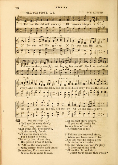 Gospel Hymn and Tune Book: a choice collection of Hymns and Music, old and new, for use in Prayer Meetings, Family Circles, and Church Service page 20