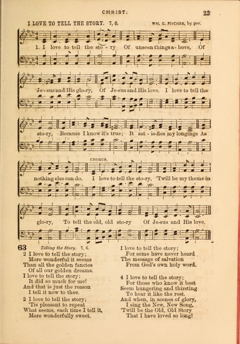 Gospel Hymn and Tune Book: a choice collection of Hymns and Music, old and new, for use in Prayer Meetings, Family Circles, and Church Service page 21