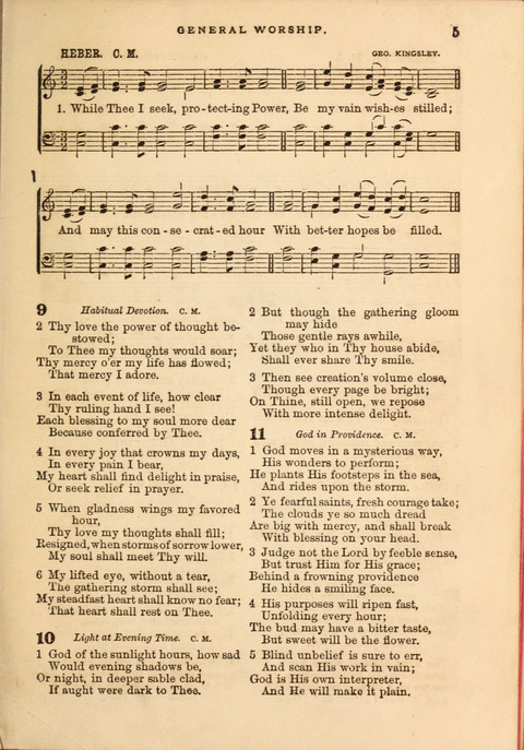 Gospel Hymn and Tune Book: a choice collection of Hymns and Music, old and new, for use in Prayer Meetings, Family Circles, and Church Service page 3