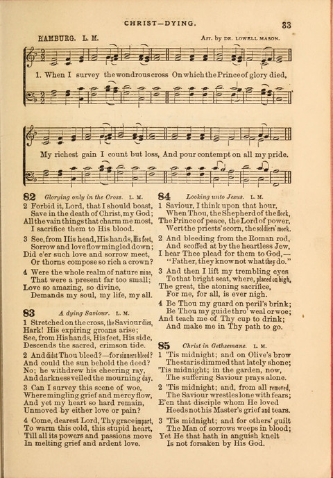 Gospel Hymn and Tune Book: a choice collection of Hymns and Music, old and new, for use in Prayer Meetings, Family Circles, and Church Service page 31