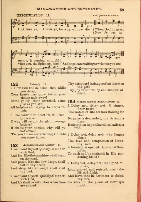 Gospel Hymn and Tune Book: a choice collection of Hymns and Music, old and new, for use in Prayer Meetings, Family Circles, and Church Service page 57