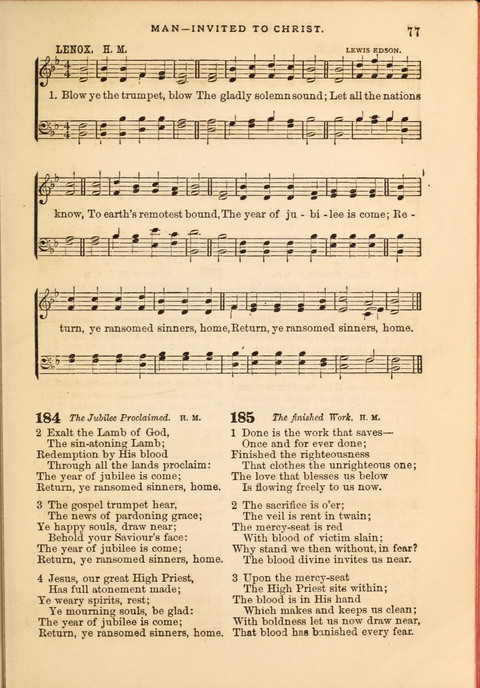 Gospel Hymn and Tune Book: a choice collection of Hymns and Music, old and new, for use in Prayer Meetings, Family Circles, and Church Service page 75