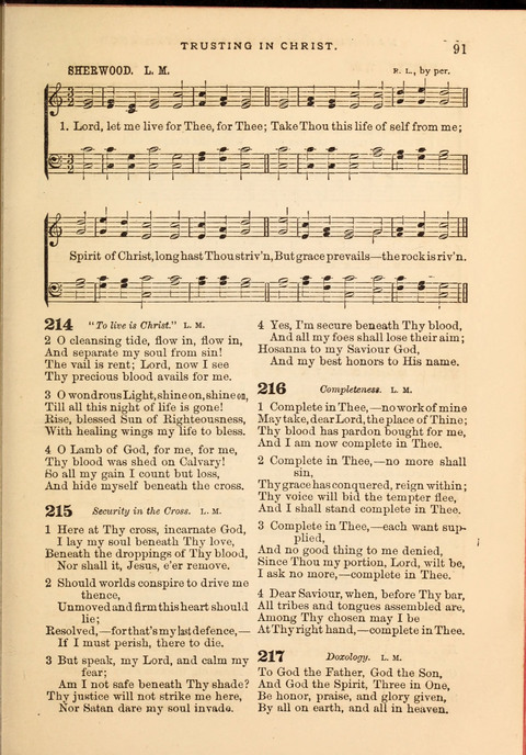 Gospel Hymn and Tune Book: a choice collection of Hymns and Music, old and new, for use in Prayer Meetings, Family Circles, and Church Service page 89