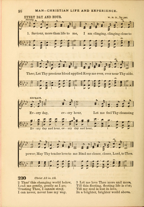 Gospel Hymn and Tune Book: a choice collection of Hymns and Music, old and new, for use in Prayer Meetings, Family Circles, and Church Service page 96