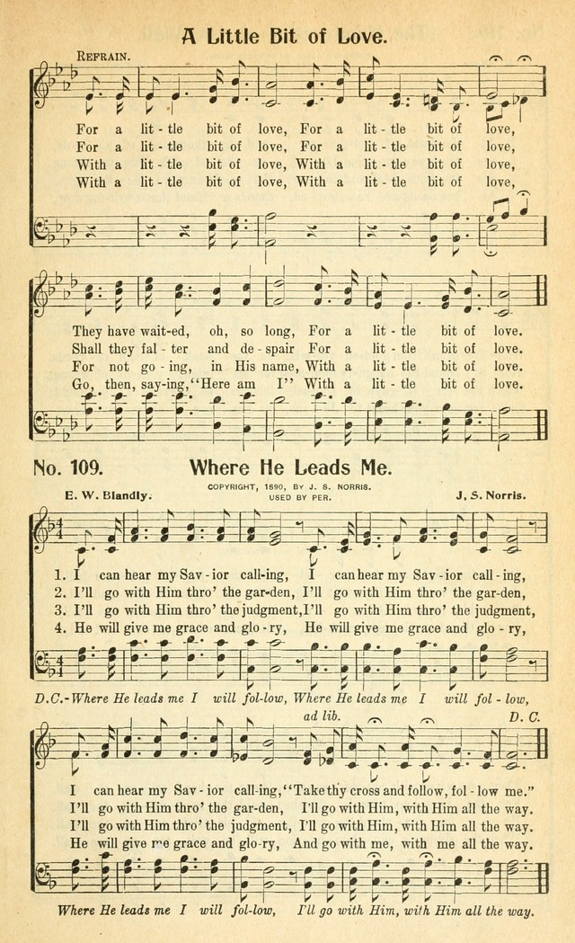 Glorious Hymns: with supplement page 116