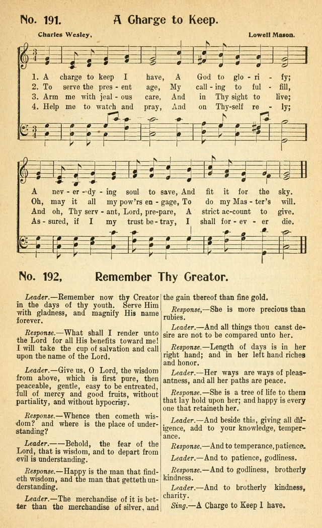 Glorious Hymns: with supplement page 182