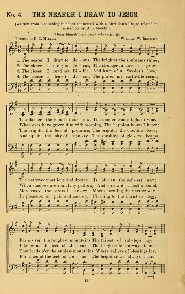 Great Joy!: a new and favorite collection of hymns and music, for gospel meetings, prayer, temperance, and camp meetings, and Sunday schools page 4