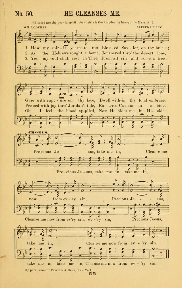 Great Joy!: a new and favorite collection of hymns and music, for gospel meetings, prayer, temperance, and camp meetings, and Sunday schools page 53
