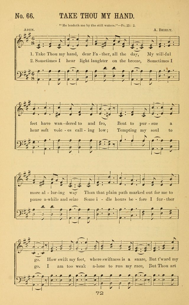 Great Joy!: a new and favorite collection of hymns and music, for gospel meetings, prayer, temperance, and camp meetings, and Sunday schools page 70