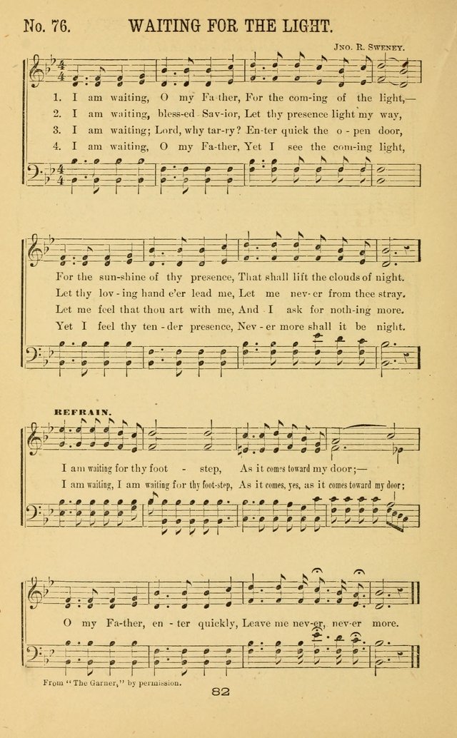 Great Joy! : a new and favorite collection of hymns and music, for gospel meetings, prayer, temperance, and camp meetings, and Sunday schools page 80