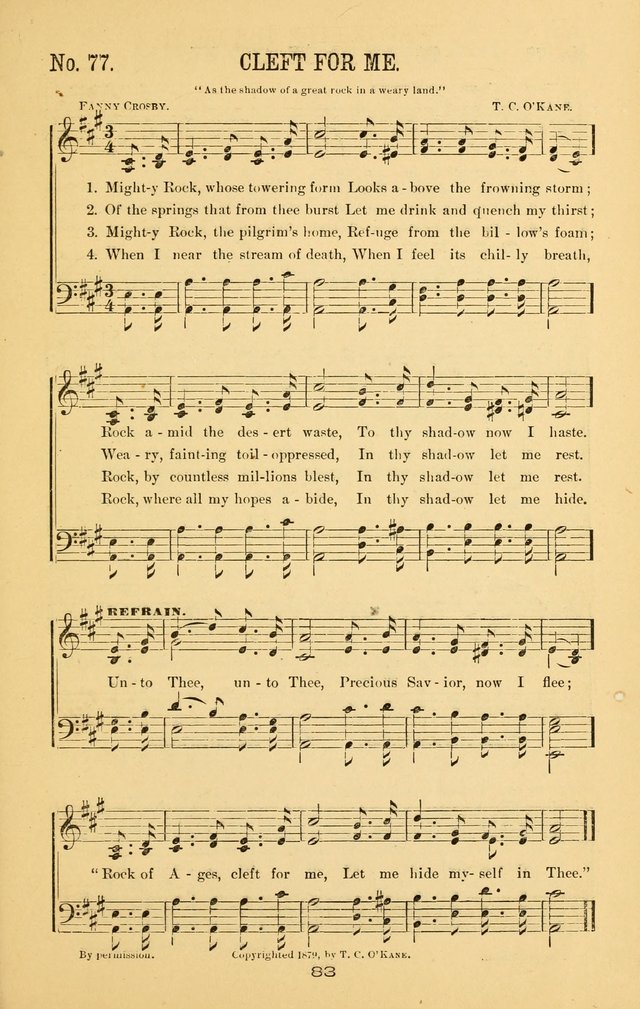 Great Joy!: a new and favorite collection of hymns and music, for gospel meetings, prayer, temperance, and camp meetings, and Sunday schools page 81
