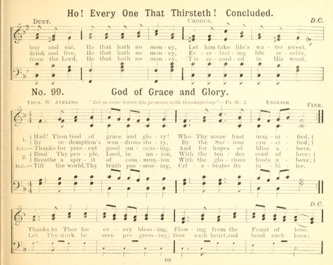 Gathered Jewels No. 2: a collection of Sunday school hymns and tunes by our best composers especially adapted to the international sunday school lessons page 101