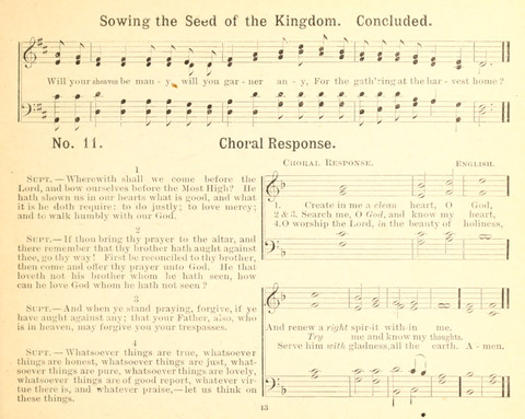 Gathered Jewels No. 2: a collection of Sunday school hymns and tunes by our best composers especially adapted to the international sunday school lessons page 13