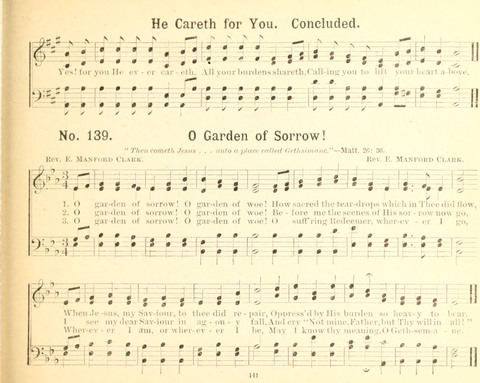 Gathered Jewels No. 2: a collection of Sunday school hymns and tunes by our best composers especially adapted to the international sunday school lessons page 141