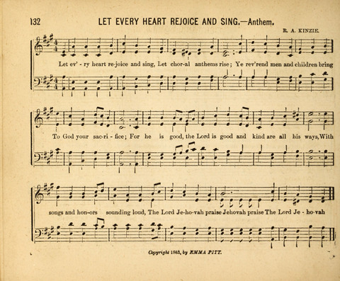 Gospel Light: for the Sunday school, a new collection of songs and services page 132