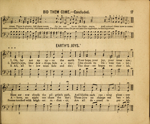 Gospel Light: for the Sunday school, a new collection of songs and services page 17