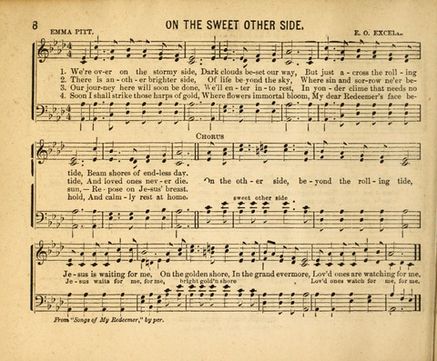 Gospel Light: for the Sunday school, a new collection of songs and services page 8