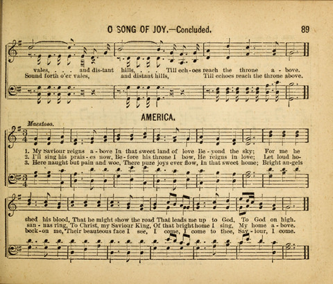 Gospel Light: for the Sunday school, a new collection of songs and services page 89