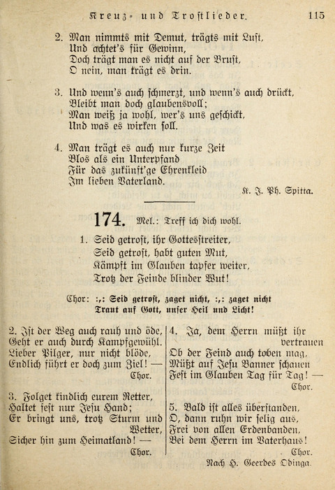 Gemeinschafts-Lieder. 7th ed. page 113