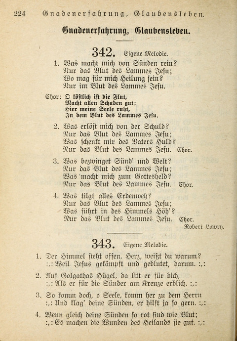 Gemeinschafts-Lieder. 7th ed. page 224