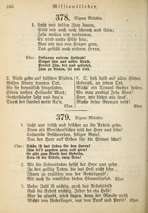 Gemeinschafts-Lieder. 7th ed. page 246