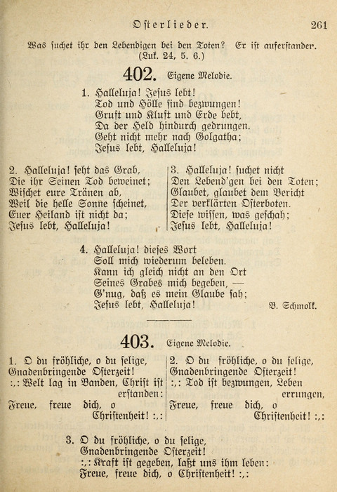 Gemeinschafts-Lieder. 7th ed. page 261