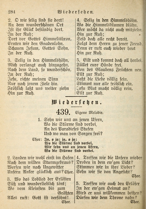 Gemeinschafts-Lieder. 7th ed. page 284