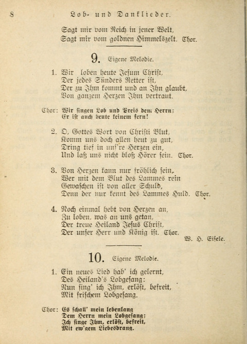 Gemeinschafts-Lieder. 7th ed. page 6