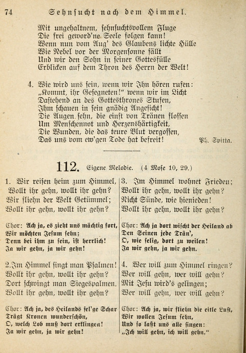 Gemeinschafts-Lieder. 7th ed. page 72