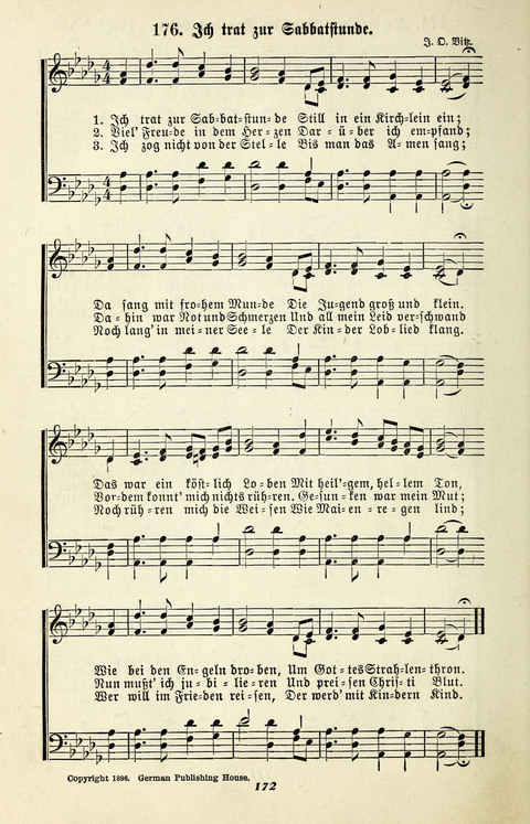 Glockenklänge: eine Liedersammlung für Sonntagschulen und Jugendvereine page 170
